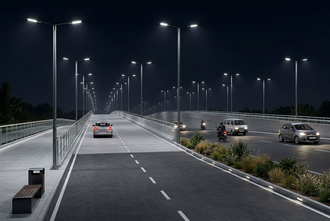 Subway BRTS, Indore — architectural rendering