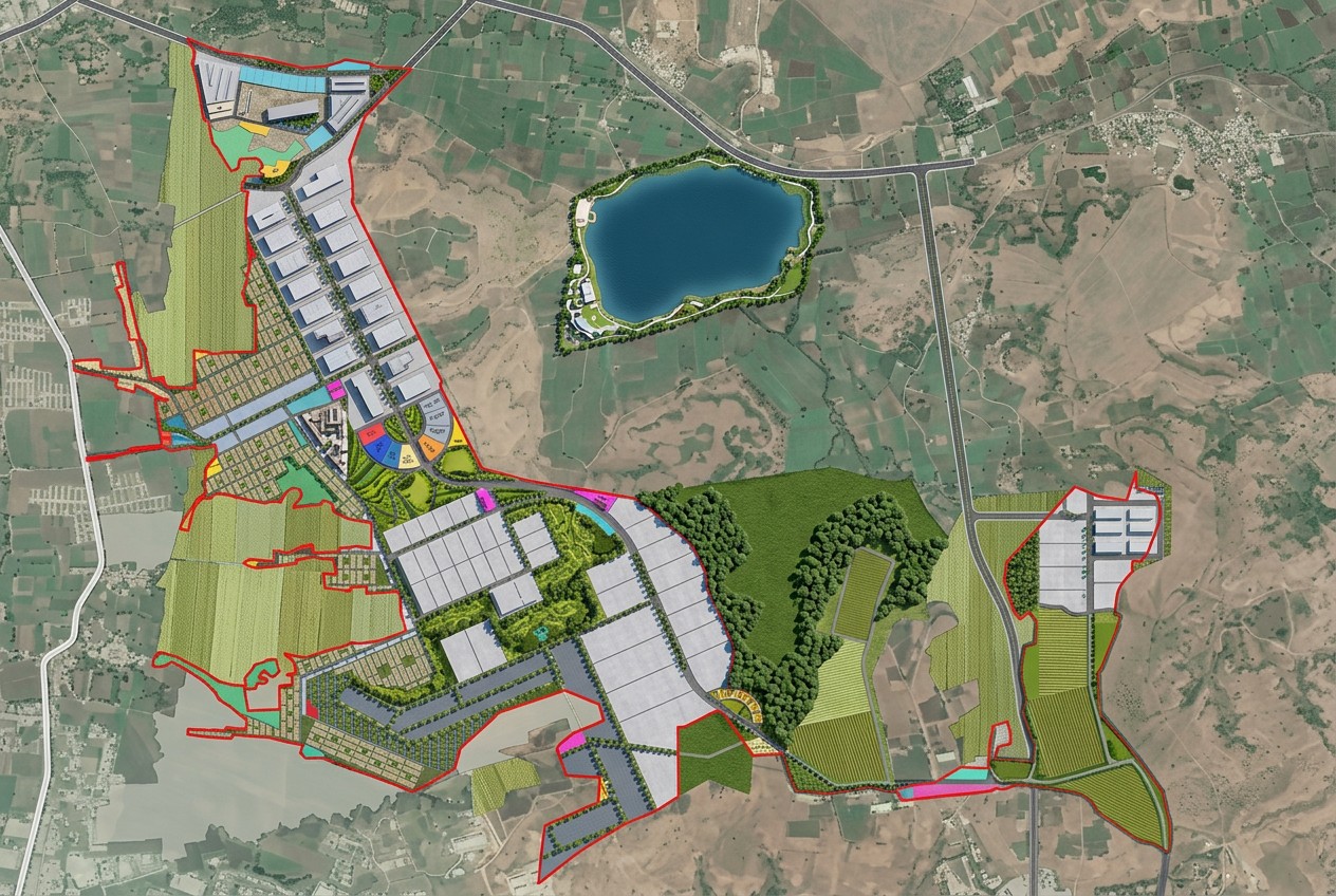 Smart Industrial Township Pithampur Sector 7 — architectural rendering