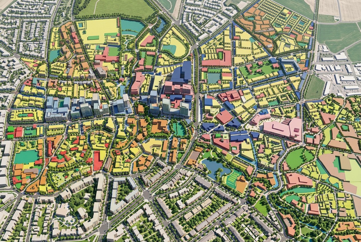 Local Area Plan & Town Planning Scheme — architectural rendering