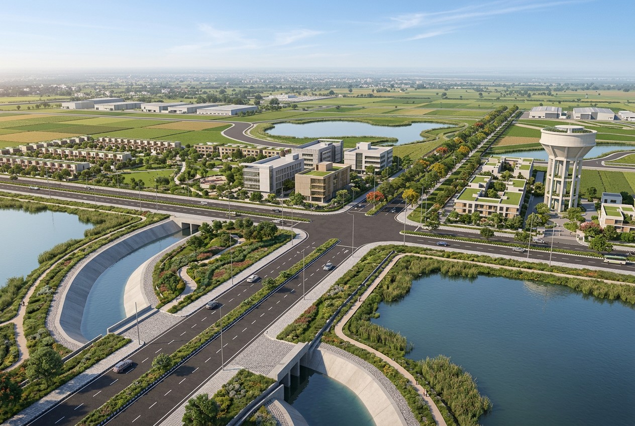 Industrial Parks & Townships (Pithampur) — architectural rendering