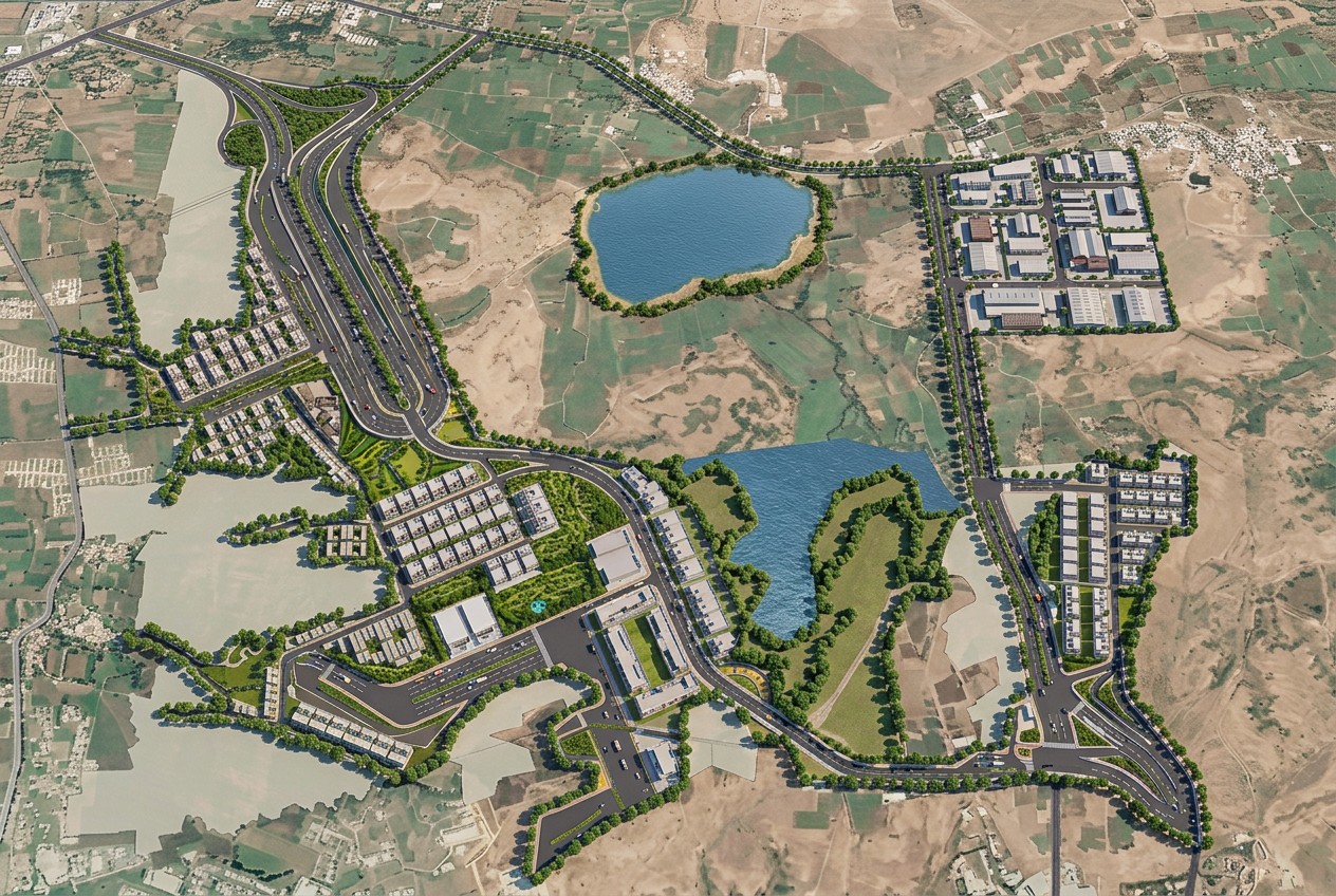 Roads & Junctions — architectural rendering