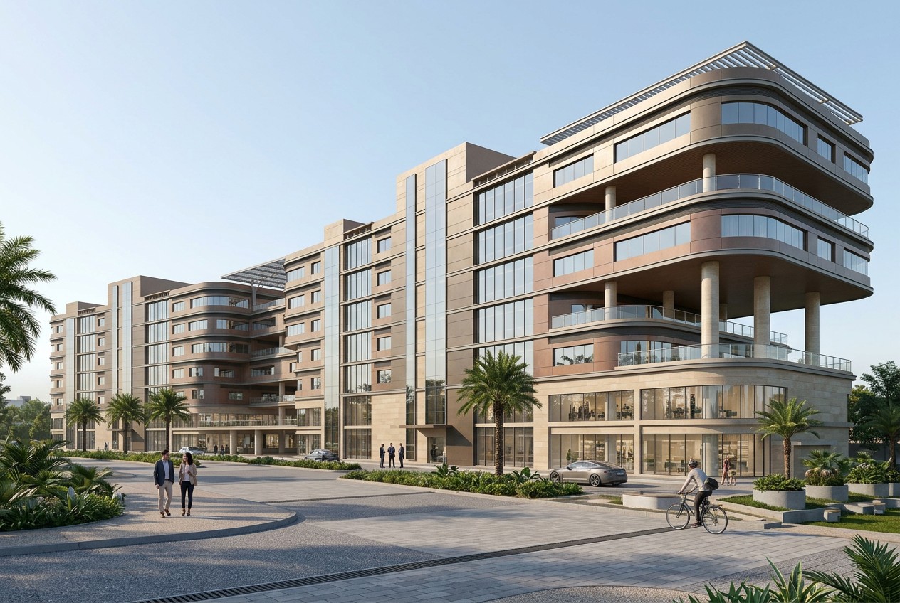 Office Complex — architectural rendering