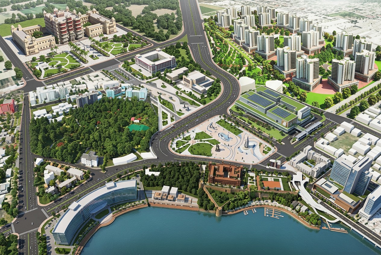 Development Plans & Zonal Plans — architectural rendering